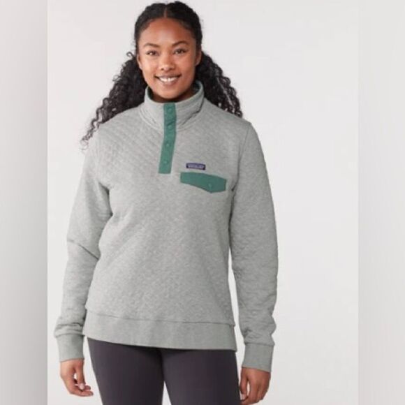 Patagonia Quilted Pullover sweatshirt collared - Picture 1 of 5